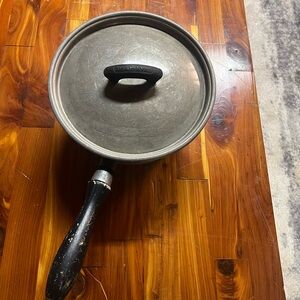 Vintage Wear-Ever Aluminum Saucepan With Lid
